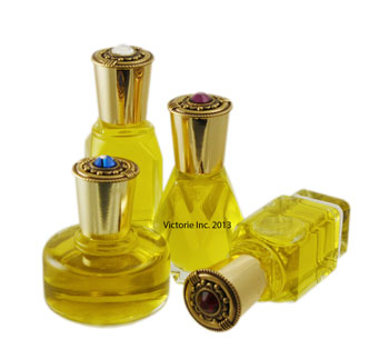 Jeweled Bottles for Anointing Oil - Victorie Inc.